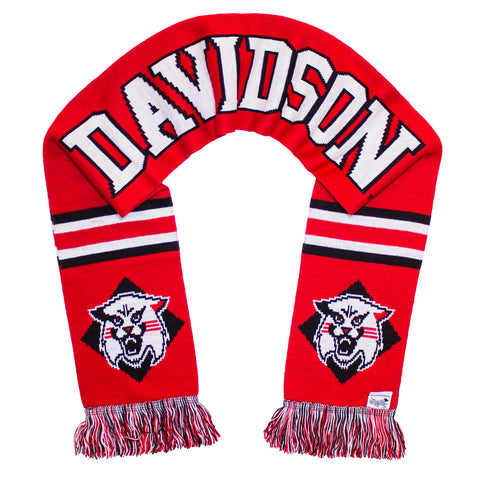 Davidson College Scarf - Davidson Wildcats Classic Knitted