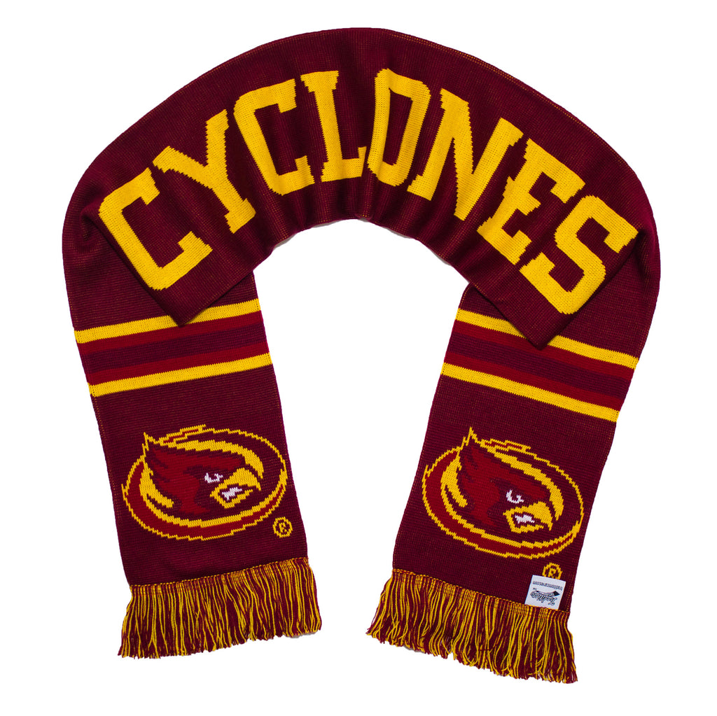 Iowa State Scarf - Iowa State Cyclones Knitted Classic