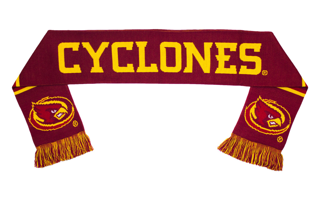 Iowa State Scarf - Iowa State Cyclones Knitted Classic