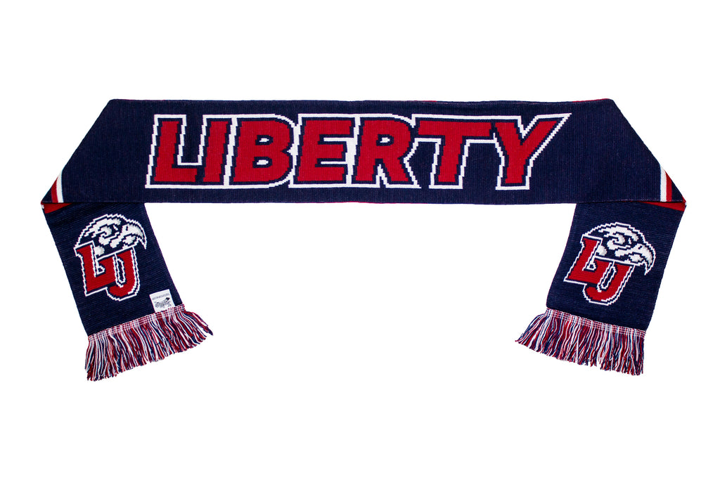 Liberty University Scarf - Liberty Flames Classic Knitted