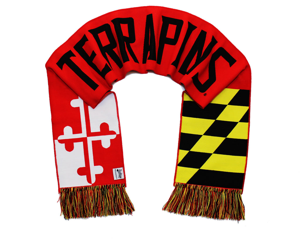Maryland Terrapins Scarf - UMD University of Maryland Woven