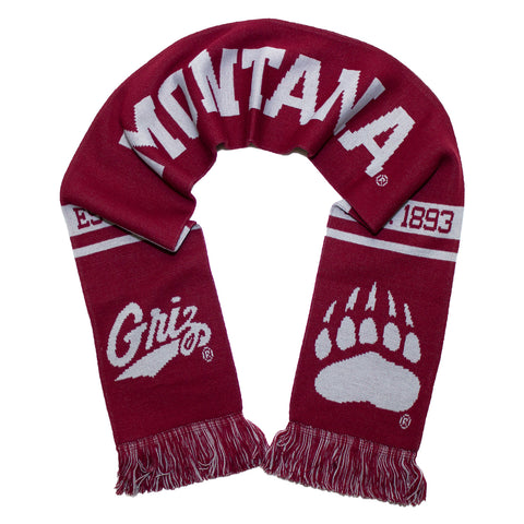 Montana Grizzlies Scarf - Montana Knitted Classic