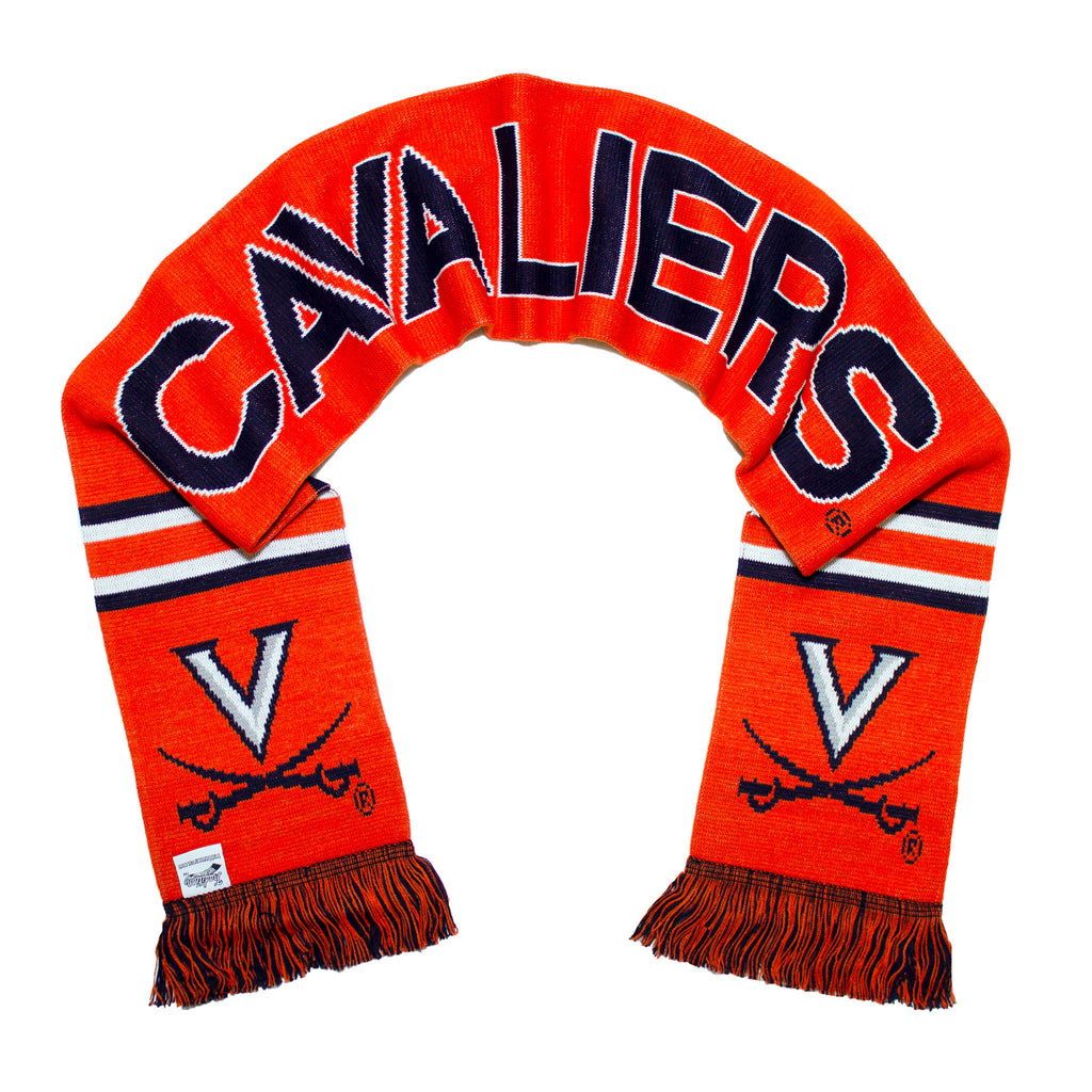 Virginia Cavaliers Scarf - UVA Orange Knitted