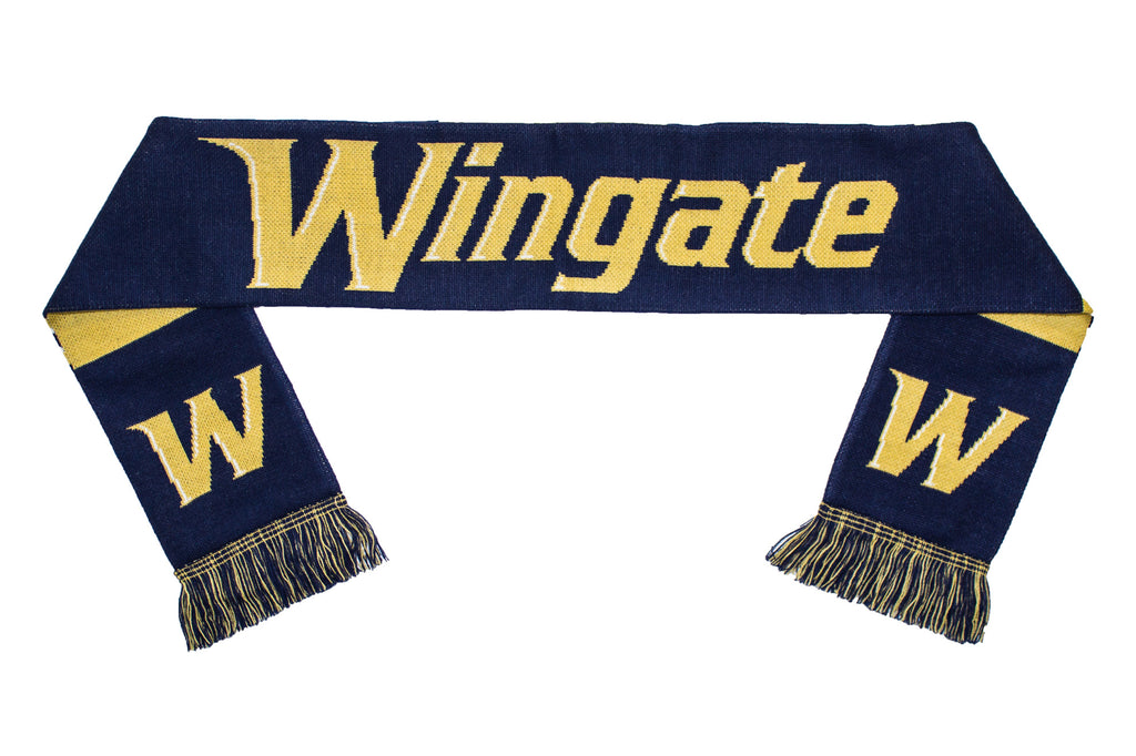 Wingate University Scarf - Wingate Bulldogs Knitted Classic