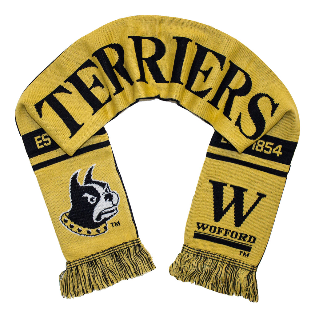 Wofford Terriers Scarf - Wofford College Knitted Classic