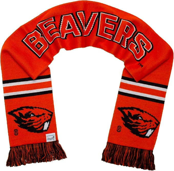 Oregon State Scarf - Orange OSU Beavers Knitted