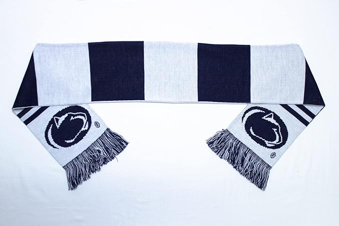 Penn State Scarf - White Penn State Nittany Lions Knitted