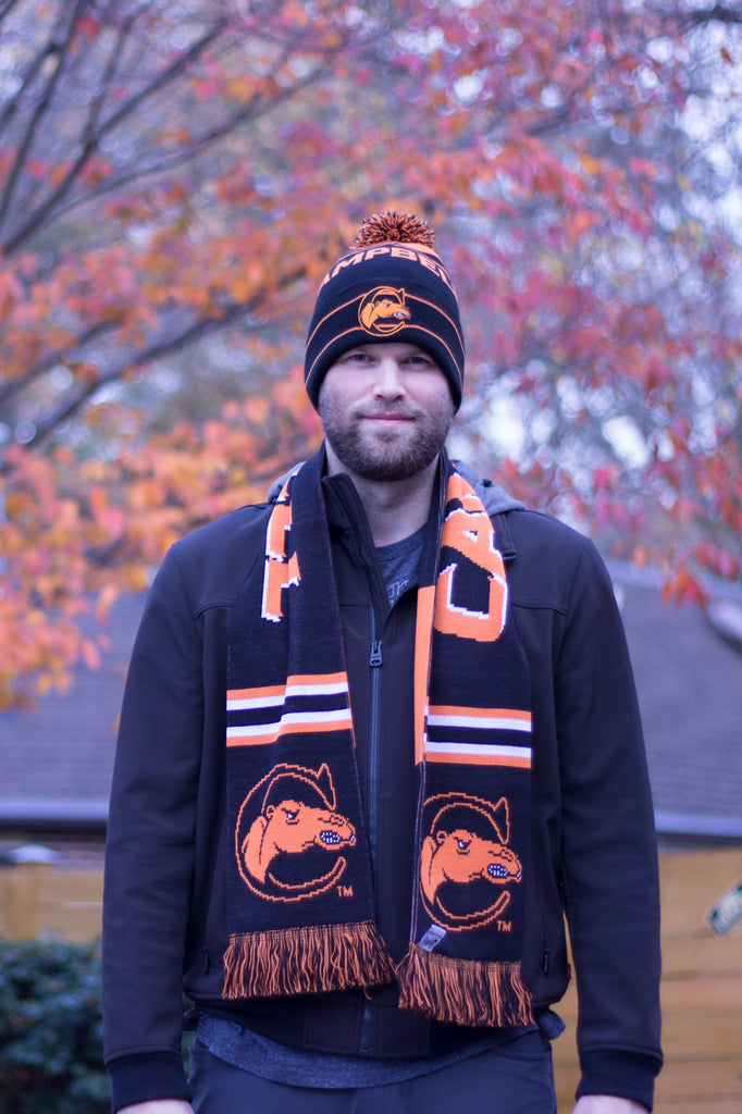 Campbell University Beanie - Campbell Camels Pom Beanie Knit Hat