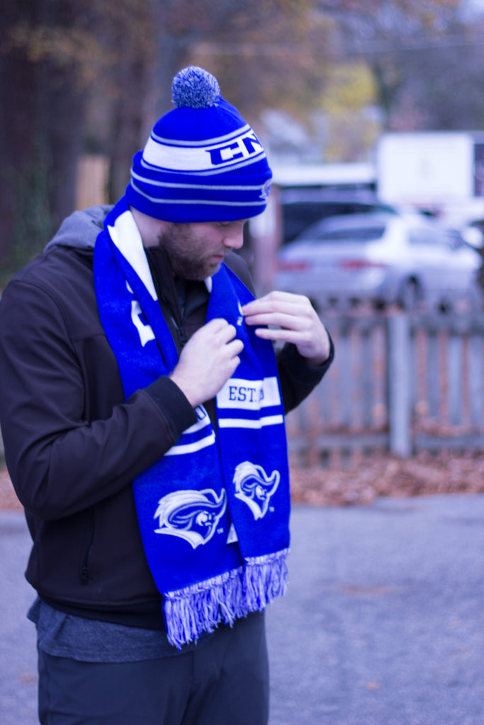 Christopher Newport Beanie - CNU Captains Pom Beanie Knit Hat
