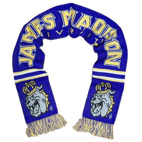James Madison Scarf - JMU Dukes Knitted