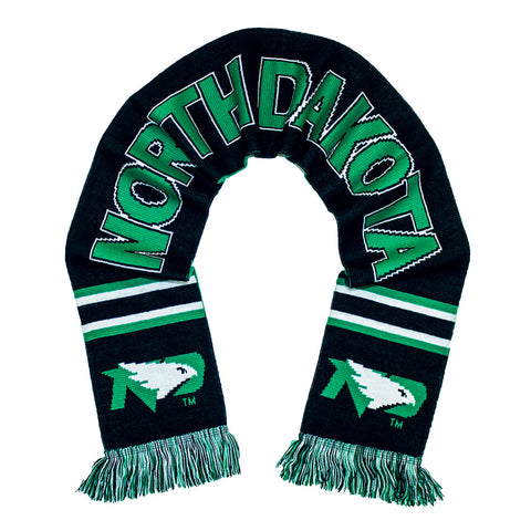 North Dakota Scarf - UND Fighting Hawks Knitted