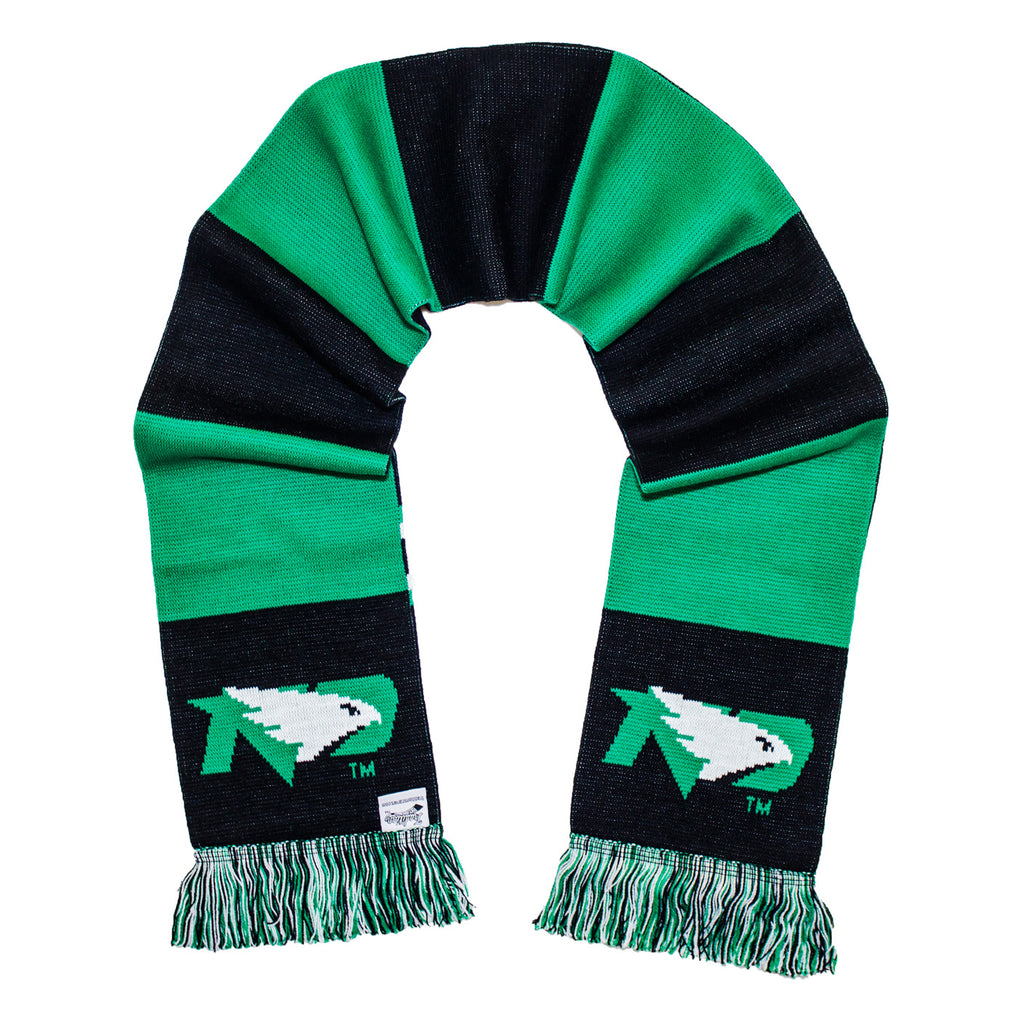 North Dakota Scarf - UND Fighting Hawks Knitted