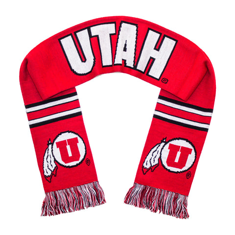 Utah Utes Scarf - University of Utah Knitted