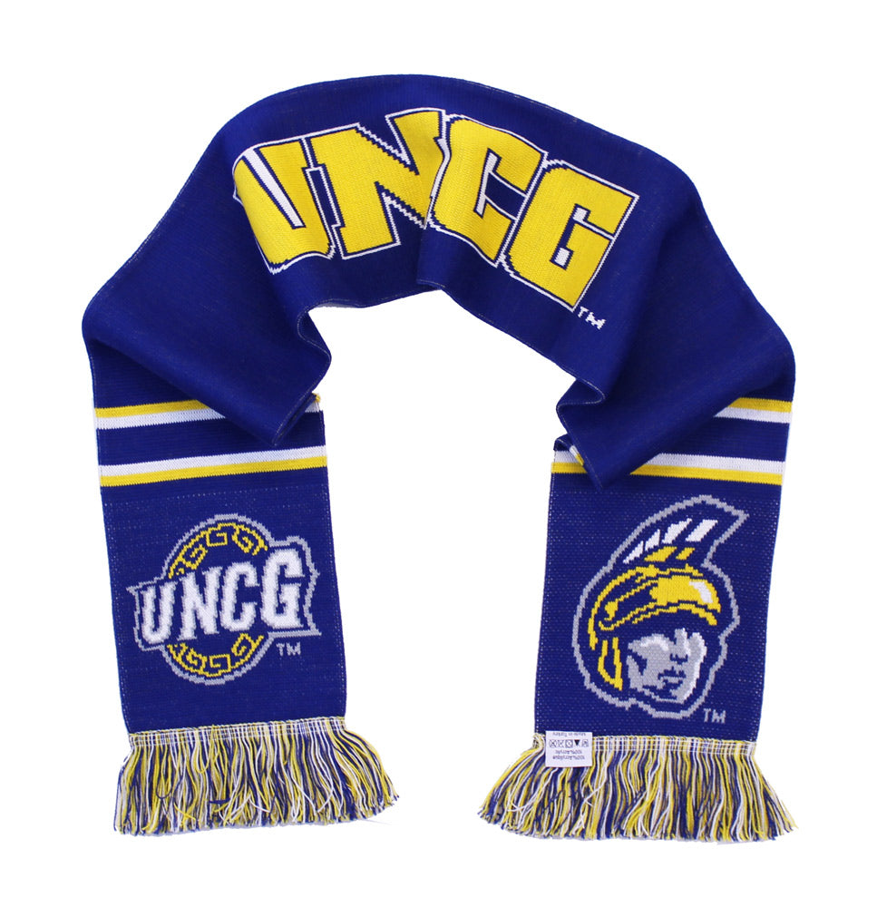 Uncg Pattern UNCG Spartans Scarf - UNC Greensboro Knitted Classic – Tradition Scarves