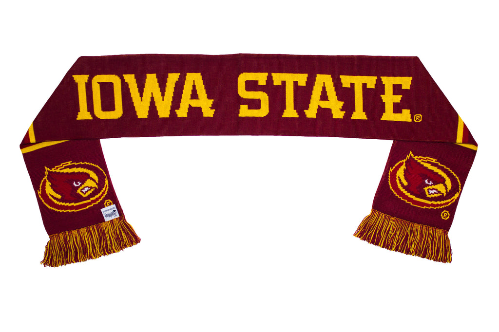 Iowa State Scarf - Iowa State Cyclones Knitted Classic