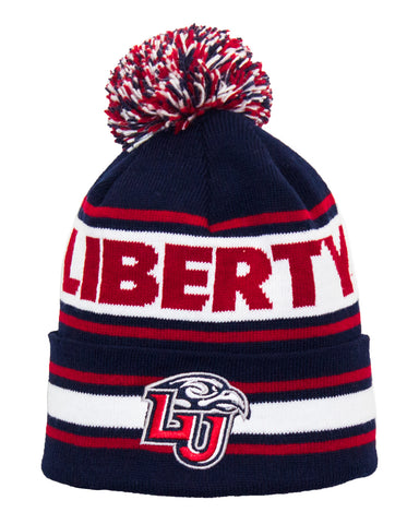 Liberty University Beanie - Liberty Flames Knitted Toboggan