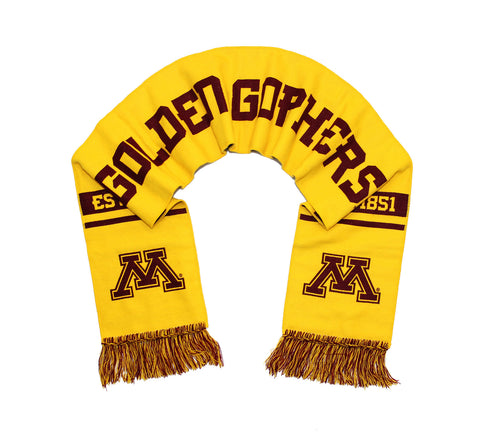 Minnesota Golden Gophers Scarf - University of Minnesota 2017 Woven