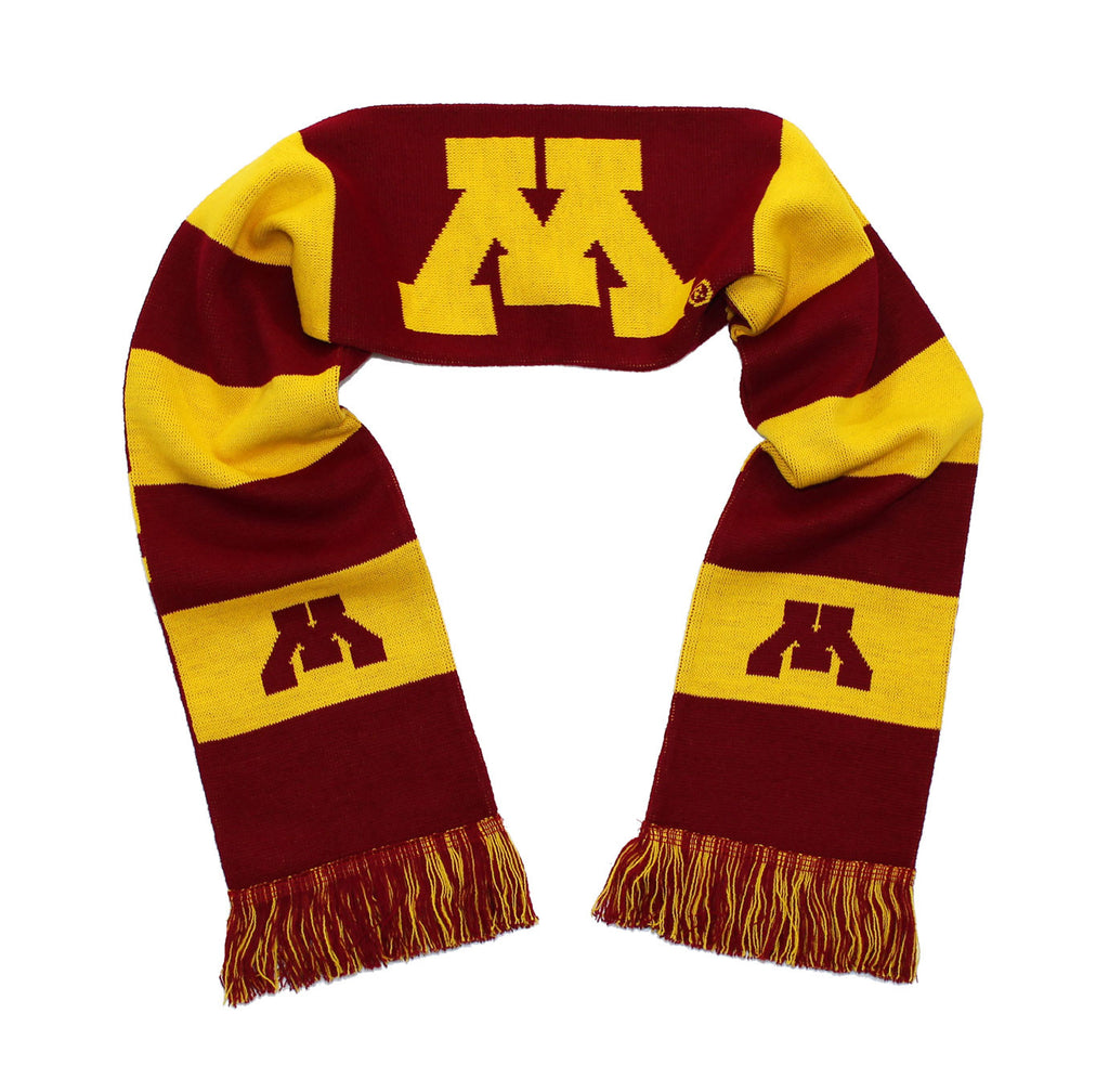 Minnesota Golden Gophers Scarf - University of Minnesota Knitted