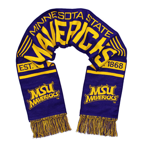 Minnesota State Mankato Scarf - MSU Mavericks Classic Woven