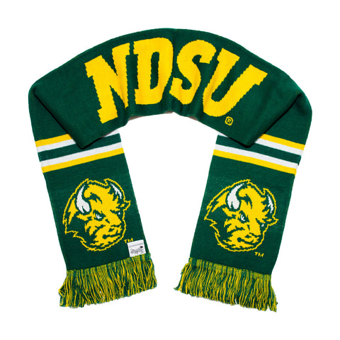 NDSU Bison Scarf - North Dakota State University Knitted Classic