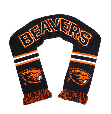 Oregon State Beavers Scarf - OSU Knitted