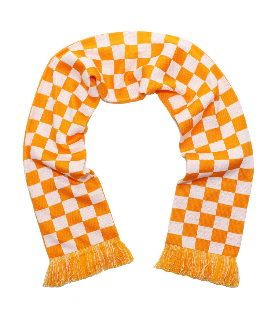 Tennessee Volunteers Scarf - UT Knitted Checkerboard Classic