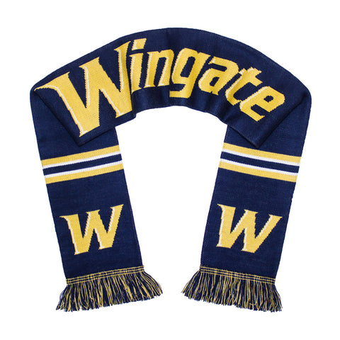 Wingate University Scarf - Wingate Bulldogs Knitted Classic