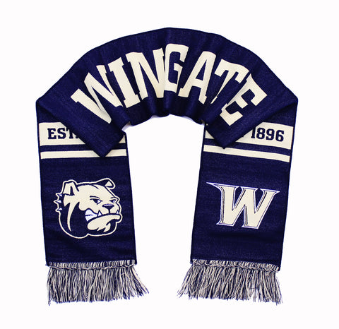 Wingate Bulldogs Scarf - Wingate University Classic Woven