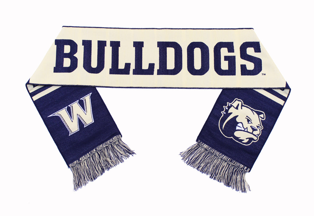 Wingate Bulldogs Scarf - Wingate University Classic Woven