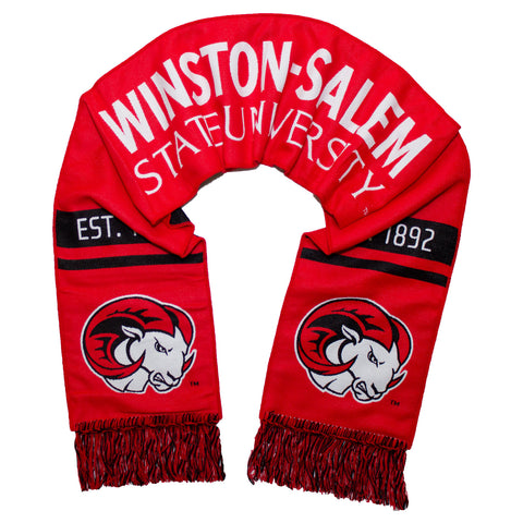 Winston-Salem State Scarf - WSSU Rams Woven Classic